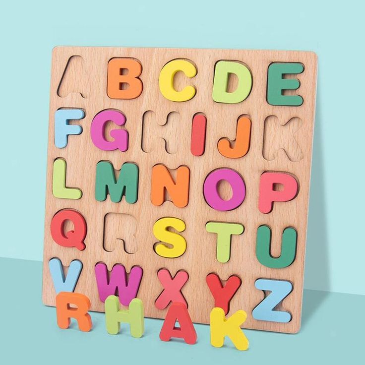abc wooden board